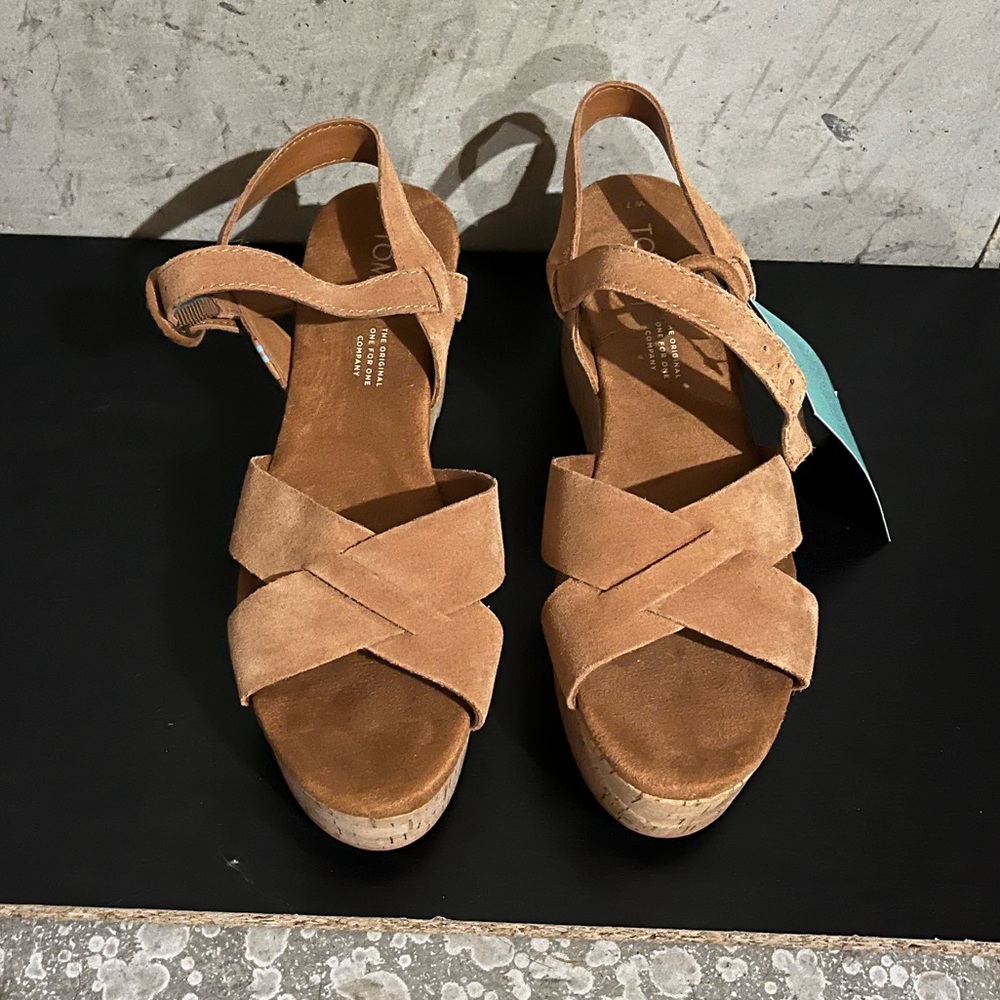 TOMS platform Sandals